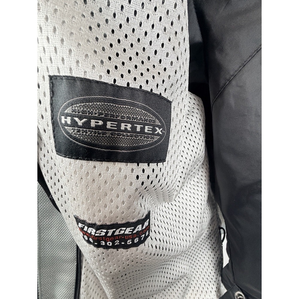 FirstGear Hypertex Armored Motorcycle Jacket Womens XL Mesh Zip Out Liner - Picture 13 of 16